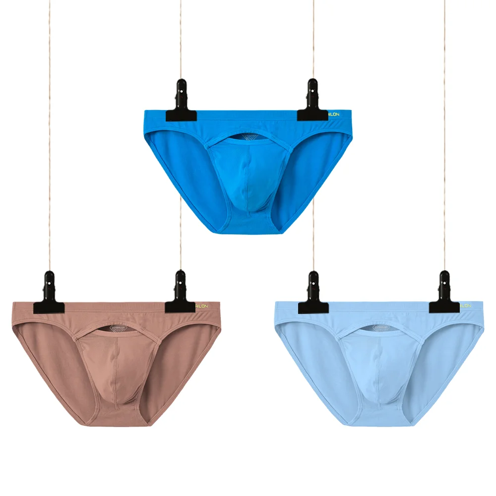 Men's Sexy Bikini Bamboo Fiber Men Soft Breathable Briefs  Male Panties Underwear Multiple Combinations