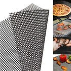 Сетчатый коврик с антипригарным покрытием, многоразовое Термостойкое подкладка-сетка для барбекю, выпечки, для кухни, принадлежности для барбекю, 2021