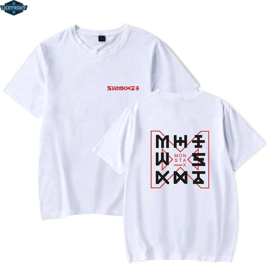 2018 футболка Monster X модная крутая женская/мужская хлопковая harajuku Повседневная