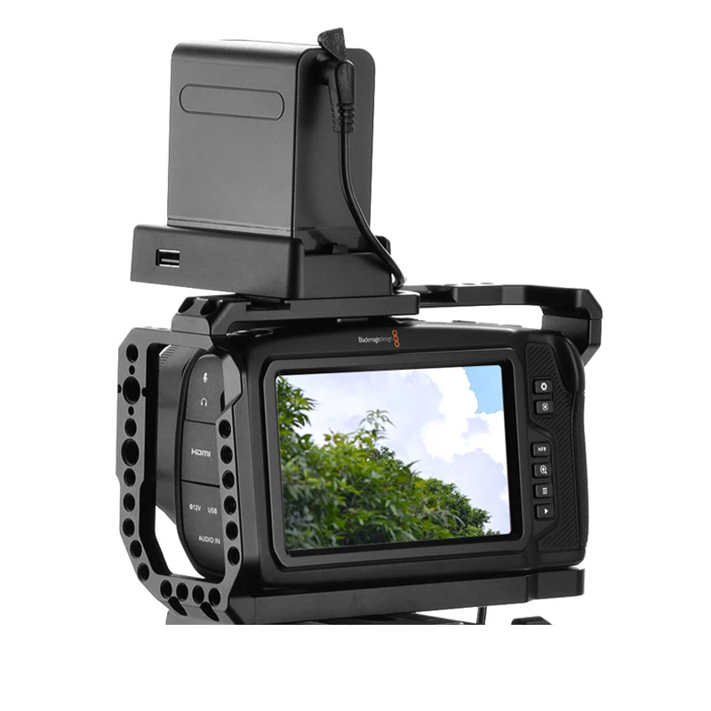 Клетка для камеры охлаждающая рамка BMPCC 4K быстросъемная пластина видеокамеры