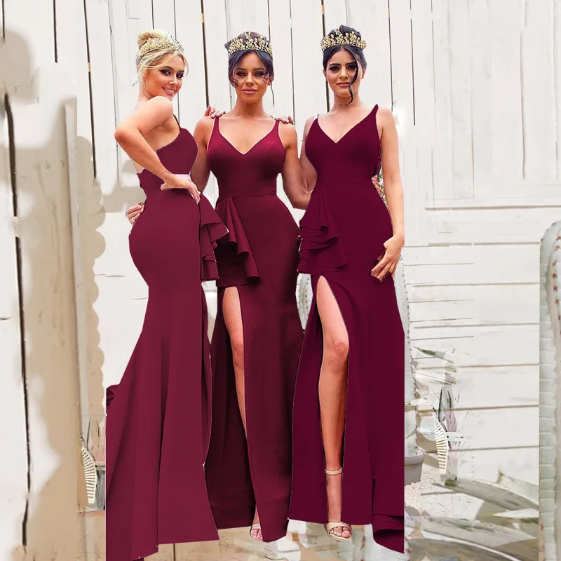 

BAZIIINGAAA Роскошные вечерние платья длинное женское платье 2021 блестками Robe De Soir вечерние платья размера плюс для невесты вечерние платья для в...