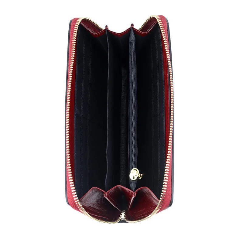 

floral women purse genuine leather wallet woman large womens leather purses long cow leather women wallets