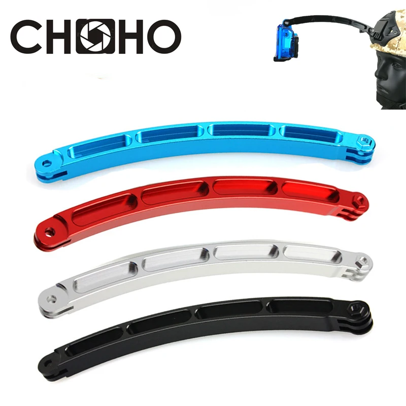 Крепление на шлем из алюминиевого сплава для GoPro Hero 9 8 7 6 Xiaomi Yi SJCAM SJ4000 H9 Спортивная