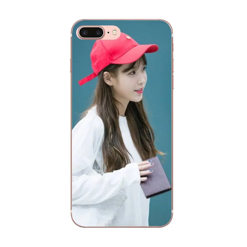 Iu Lee Ji Eun для samsung Galaxy Note 5 8 9 S3 S4 S5 S6 S7 S8 S9 S10 5G mini Edge Plus Lite Мягкий ТПУ ультратонкий |