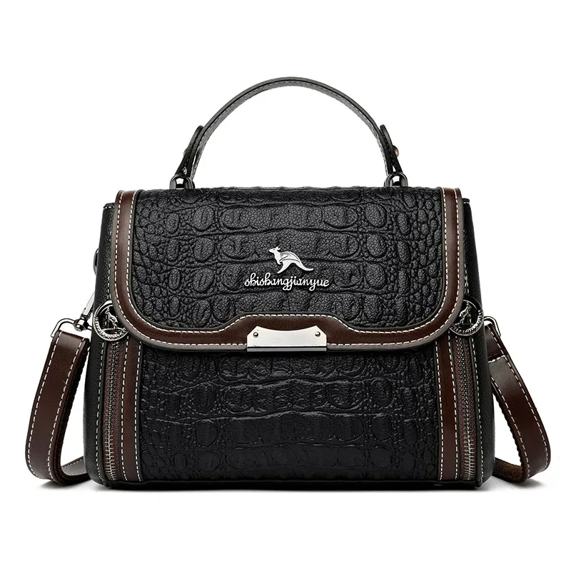 

Новая женская модная сумка, мягкая кожаная сумка-мессенджер, сумка через плечо для женщин среднего возраста