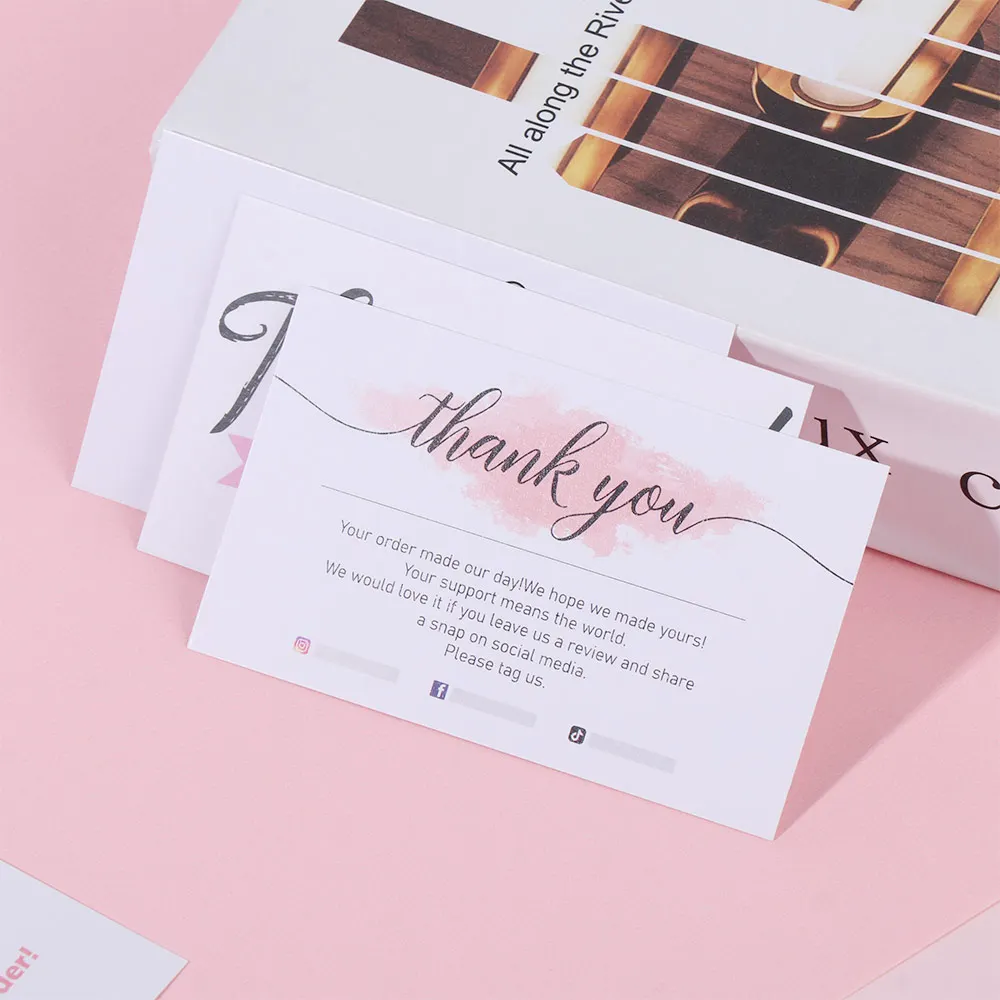 Поздравительные бирки 30 шт. спасибо за ваш заказ карточка из крафт-бумаги для