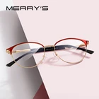 MERRYS дизайнерские женские Ретро оправа для очков в стиле кошачьи глаза модные женские очки для близорукости по рецепту оптические очки S2124