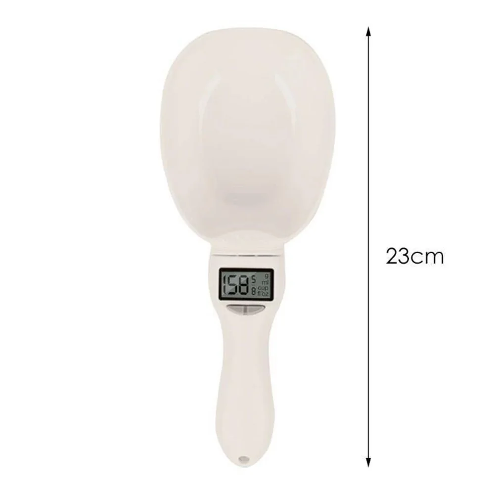 Pet Dog Food Scale Spoon LCD Display Cat Feeding Bowl Measuring Meter Supplies Weighing Measure Digital | Дом и сад