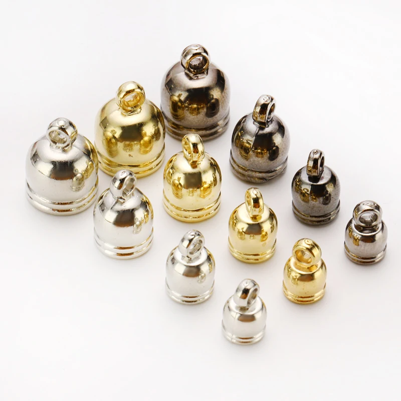 Концевые наконечники для ожерелья шапочки с кисточками бусины Концевики