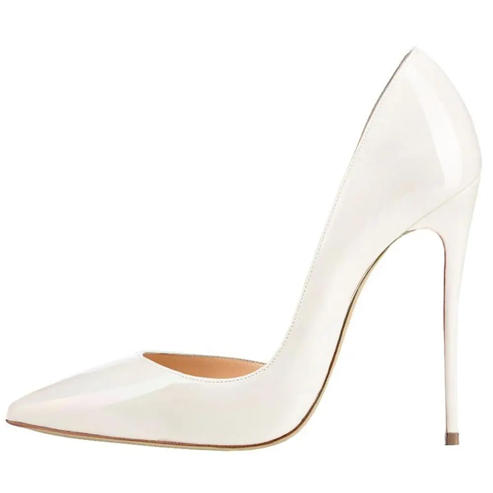 Lovirs Женская обувь с острым носком Пикантные туфли на высоком каблуке 10 см без