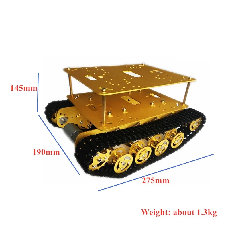 Двойная шасси амортизатор танка TS100 от DIY гусеничной модели функциональный