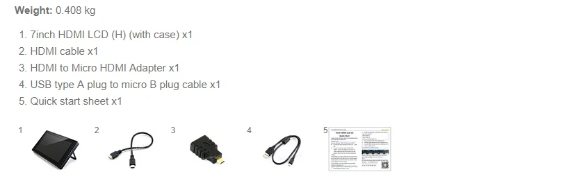 Waveshare 7 дюймовый HDMI ЖК-дисплей(H)+ чехол, 1024x600, ips, емкостный сенсорный экран ЖК-дисплей, поддержка WIN10 IOT, Win 10/8. 1/8/7, Raspberry Pi, Banana Pi и т. д