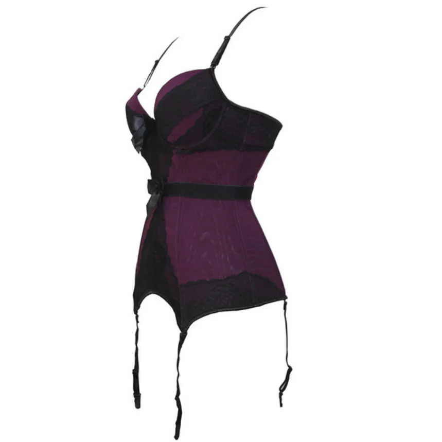 Сексуальный корсет и бюстье с поясом для чашки ремнем ремня Воздухопроницаемая