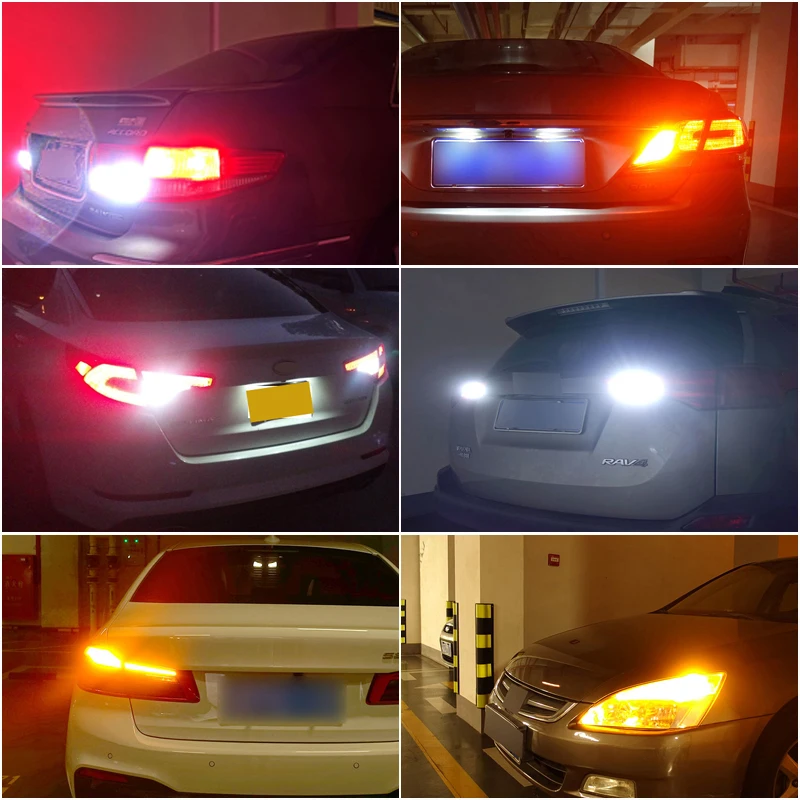 2 шт. Автомобильные светодиодные лампы 1156 BA15S P21W 1157 BAY15D P21/5 Вт|Сигнальная лампа| |