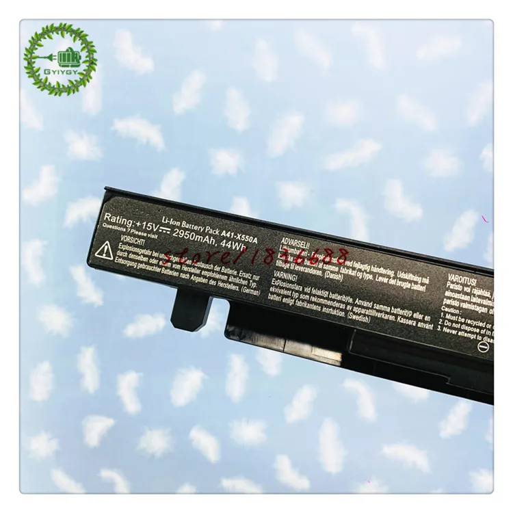 GYIYGY 15V 2950mAh 44Wh Battery for ASUS X550 X550B X550C X550CA X550CC X550V X550VC X550D A41-X550A X550A | Компьютеры и офис