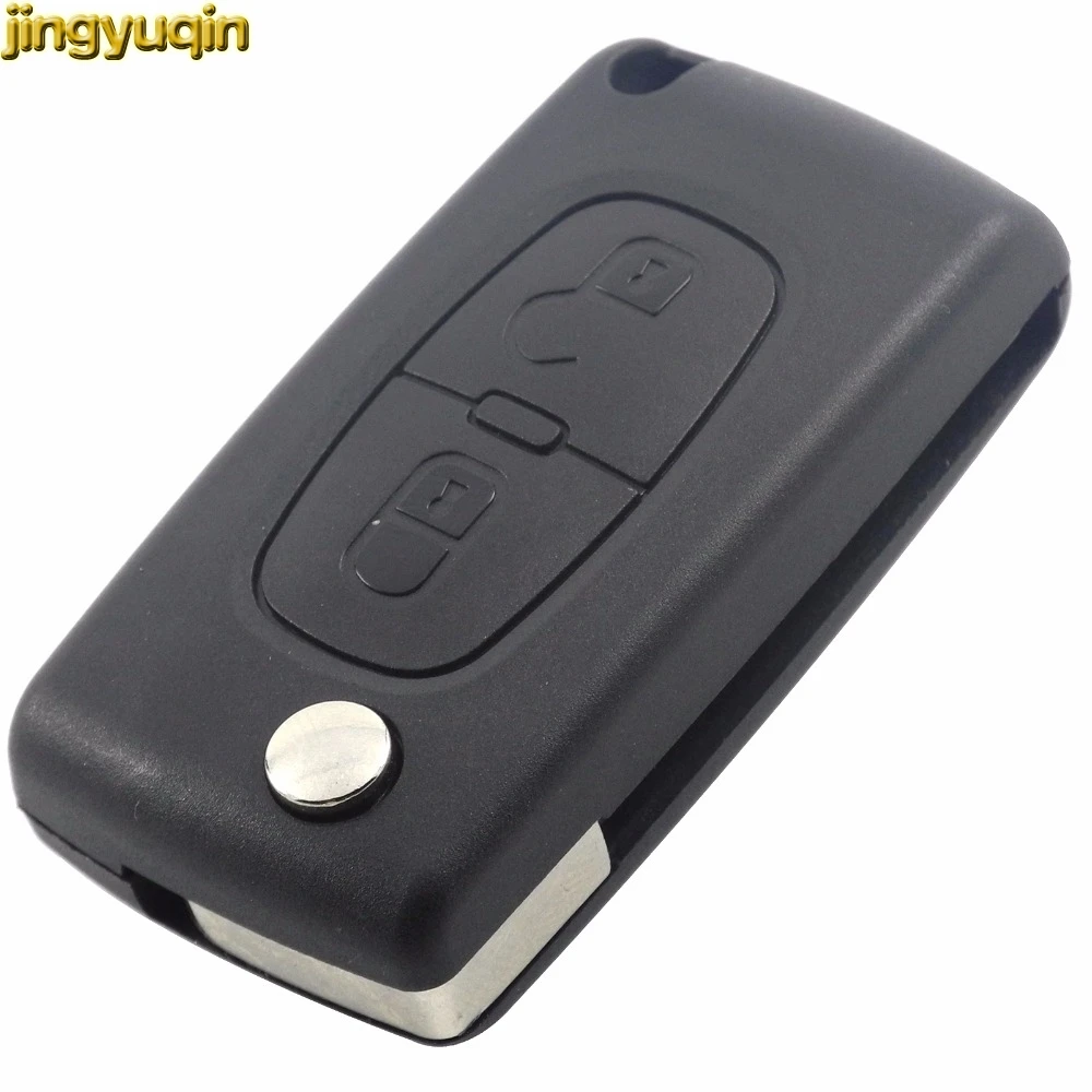 jingyuqin Flip Folding Key Case Shell Ce0536 for Peugeot 107 207 307 307S 308 407 607 Citroen C2 C3 C4 C5 C6 C8 Xsara | Автомобили и