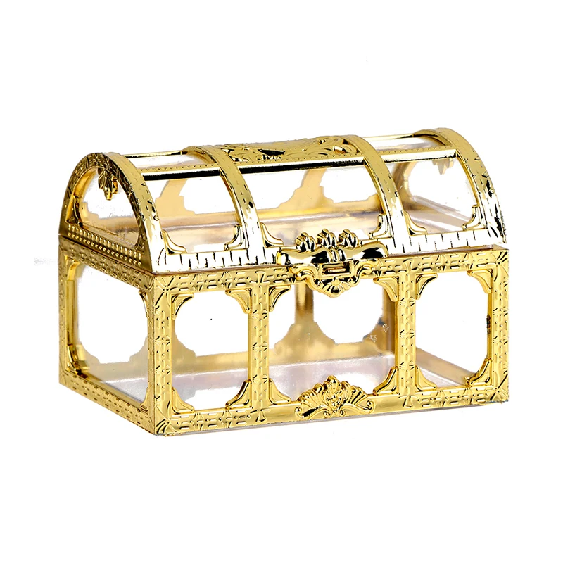

Transparent Plastic Ring Box Wedding Ring Box Geometric Clear Glass Jewelry Box Jewelry Organizer Holder Tabletop Containe
