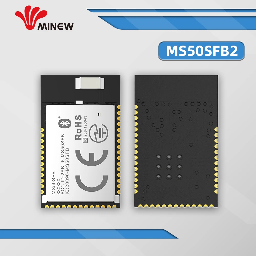 Беспроводной радиочастотный модуль nRF52832 2 4 ГГц Minew MS50SFB Ble 5 0 приемник передатчик