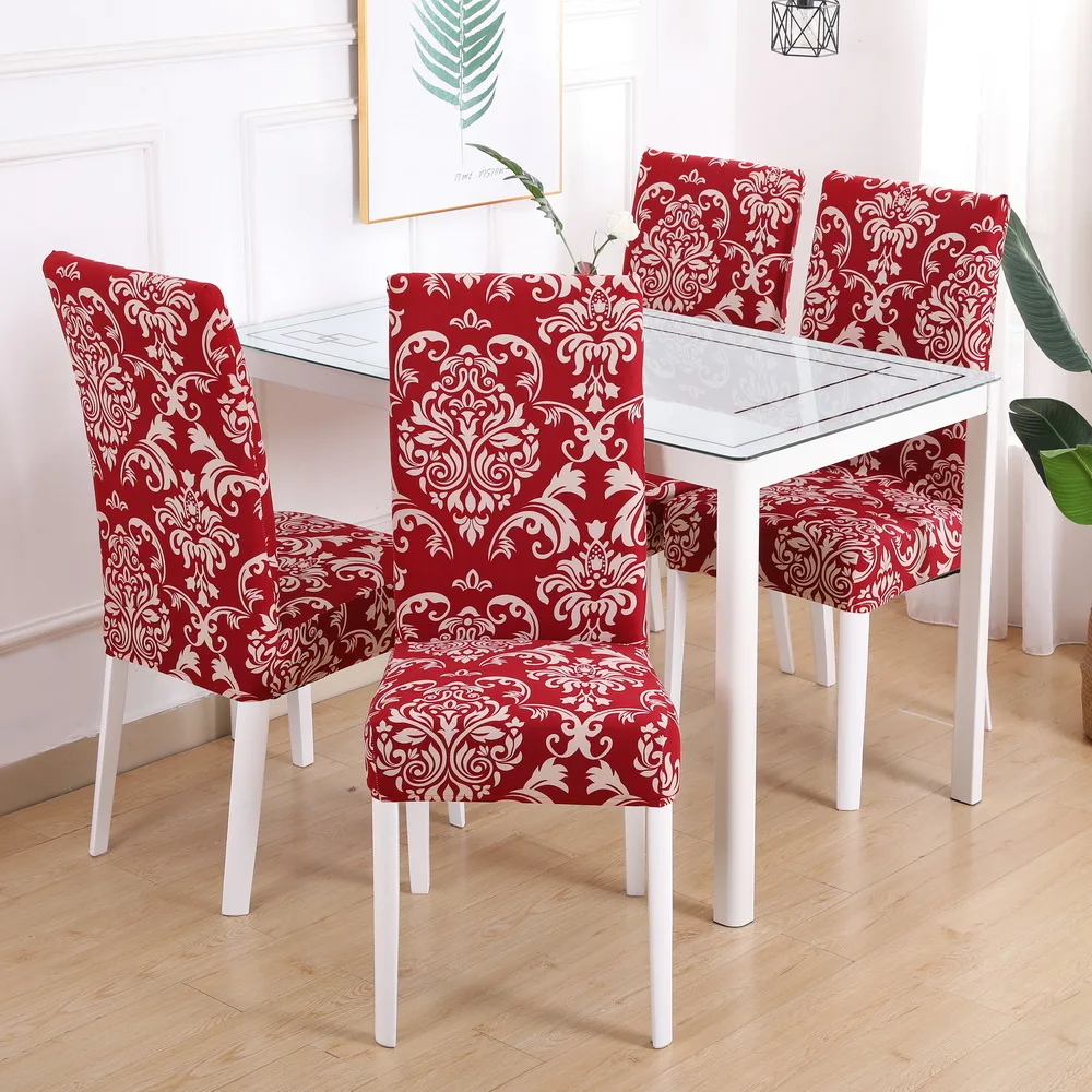 1 шт. Эластичный Чехол для стула в столовой Съемный моющийся стрейч чехол сиденья