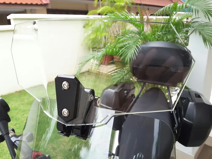 Набор прозрачных кронштейнов на лобовое стекло для мотоцикла защита экрана с