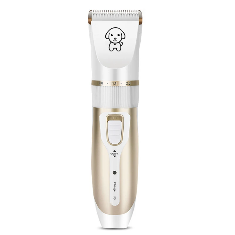 

Electric Pet Hair Trimmer Shaver Rechargeable Pet Dog Cat Low-Noise Hair Clipper Grooming Shaver Cut Machine Set Pet Clipper