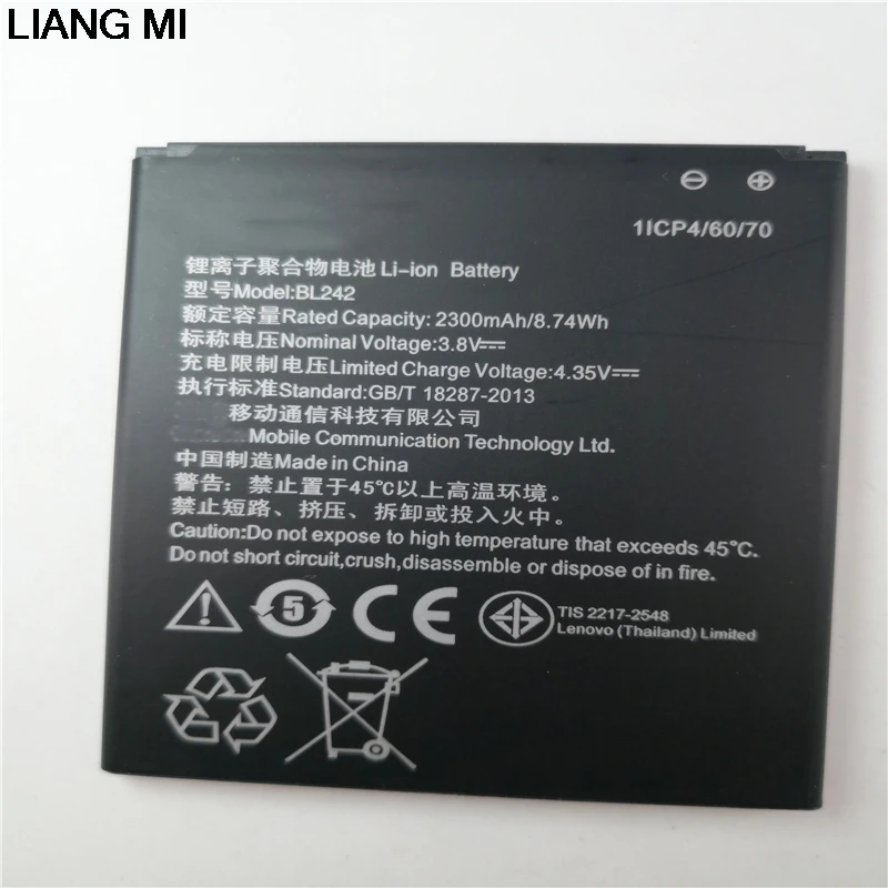 Новый BL 242 BL242 2300 mah аккумулятор для Lenovo K3 K30-W K30-T A6000 A3860 A3580 A3900 A6010 Plus с держателем