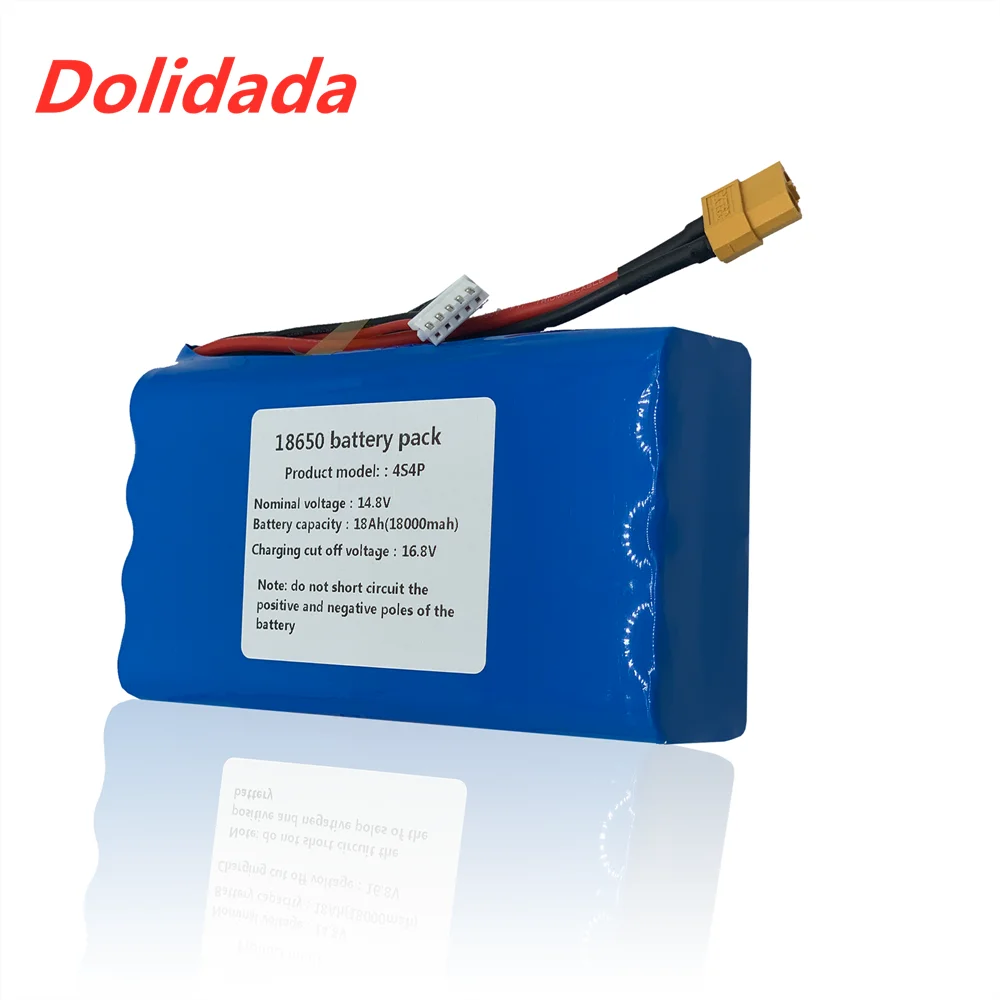 

14.8V/16.8V 14Ah 4S4P UAV Rechargeable Li-ion Battery 18650GA Suitable for Drone Multi-rotor Quadcopter Airplane Boat Car