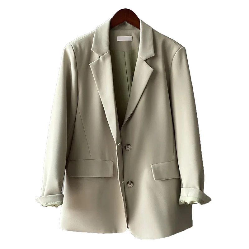 

GVUW Women Multi Big Size Blazer New Notched Neck Long Sleeve Loose Fit Jacket Casual Fashion Tide Spring Autumn 2021 20D925