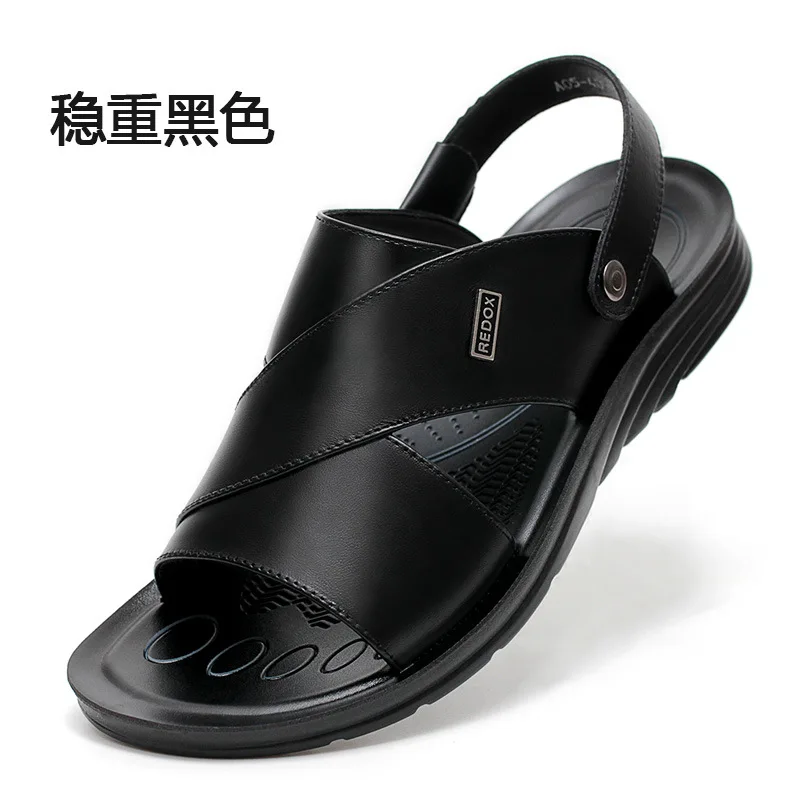Размер 38-44 мужские сандалии из натуральной кожи летние мужская обувь без