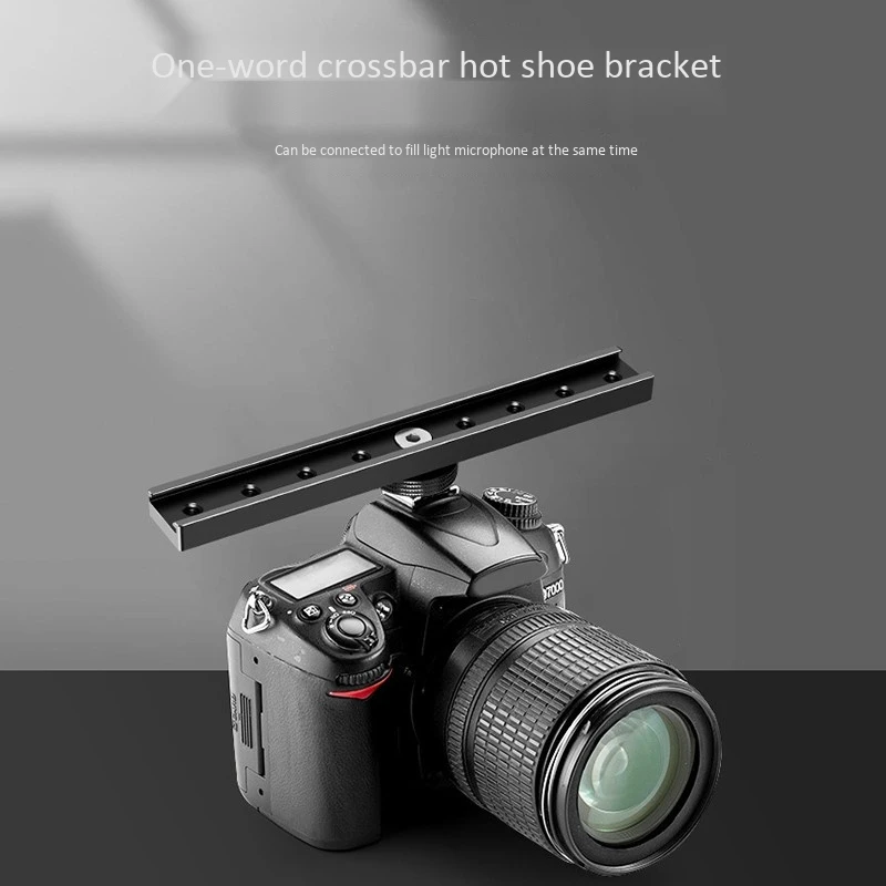 Lengthened Quick Release Plate Slr Camera Multi-Camera Hot Shoe Bracket External Flash Microphone Tripod Gimbal | Электроника