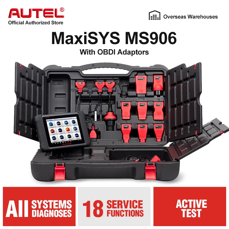 Autel MaxiSys MS906 профессиональный автомобильный диагностический инструмент все системы Автомобильный сканер OBDI OBD2 авто Сканнер активный тест