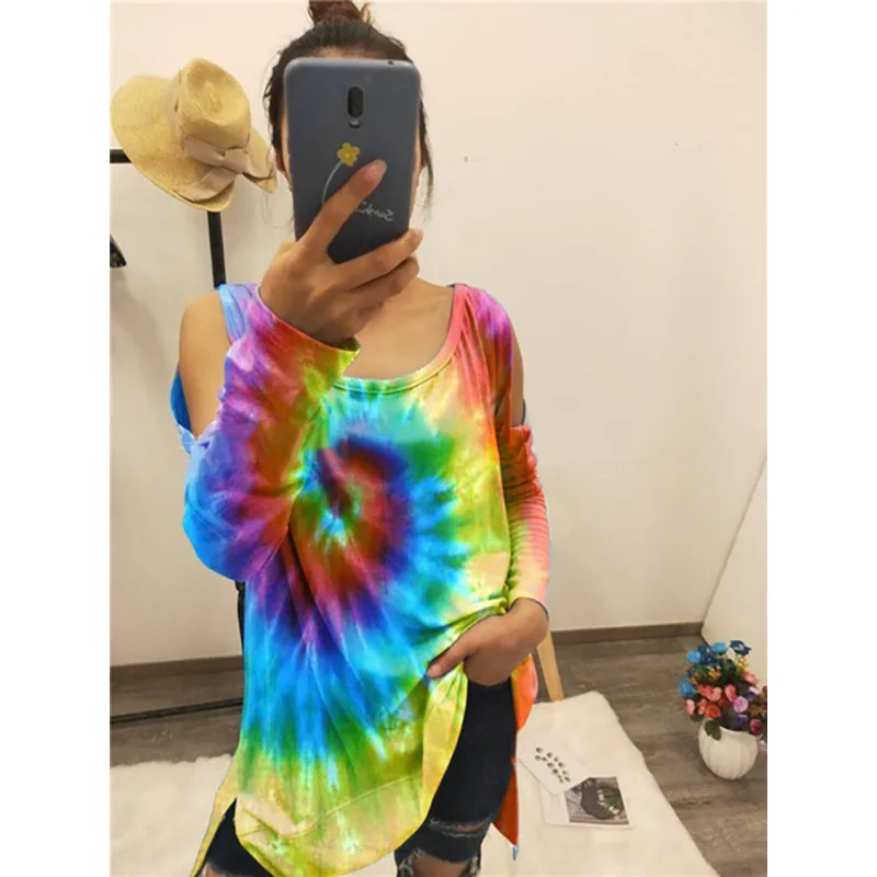 

2021 Autumn Spring Women Blouses Vintage Sexy Hole Colors Casual Befree Cotton Long Sleeve Boho 5XL Big Large Plus Sizes Shirts