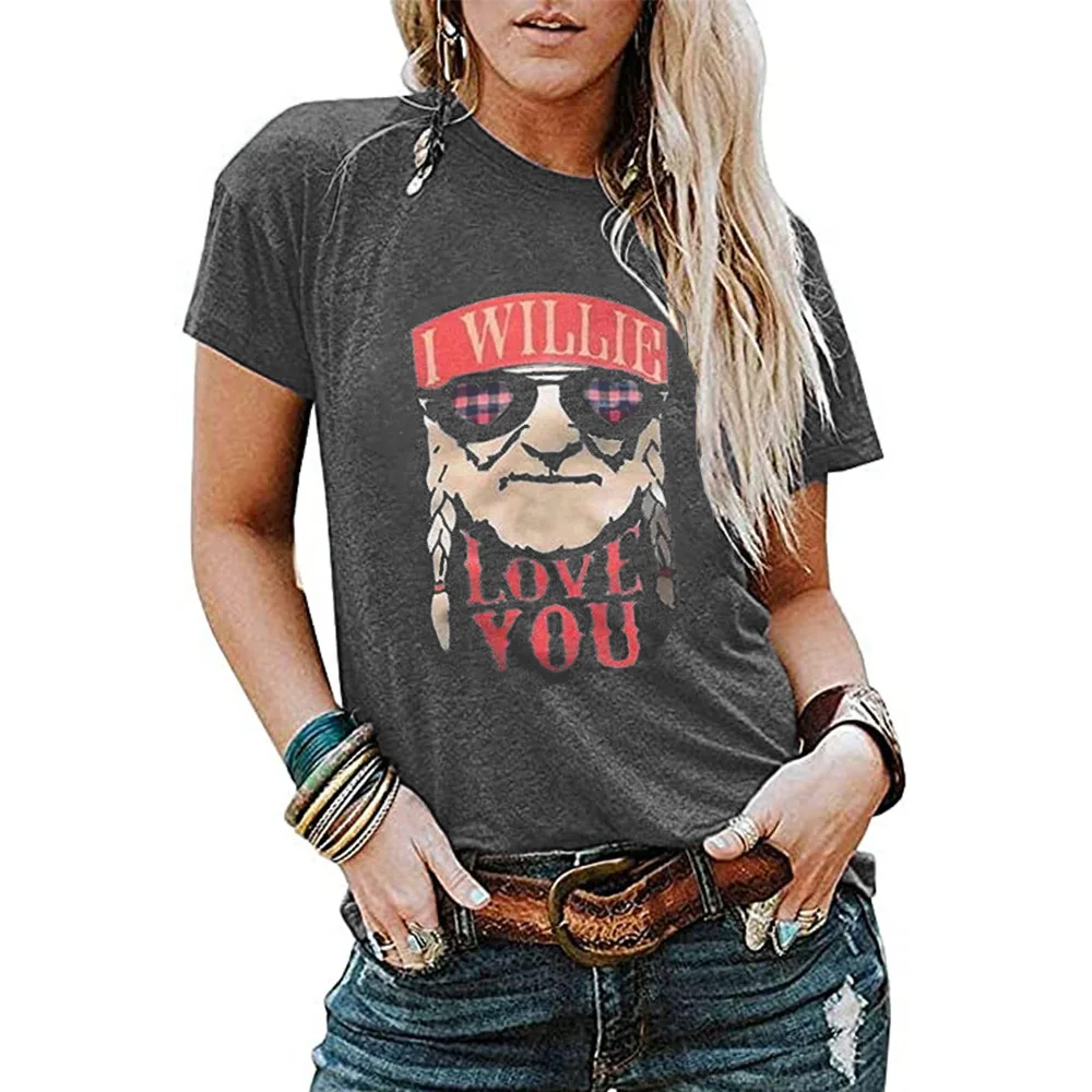 

2020 Women's Top Short-sleeved T-shirt Casual Polyester Personality Fashion Printing Round Neck Short-sleeved Plus Size T-shirt