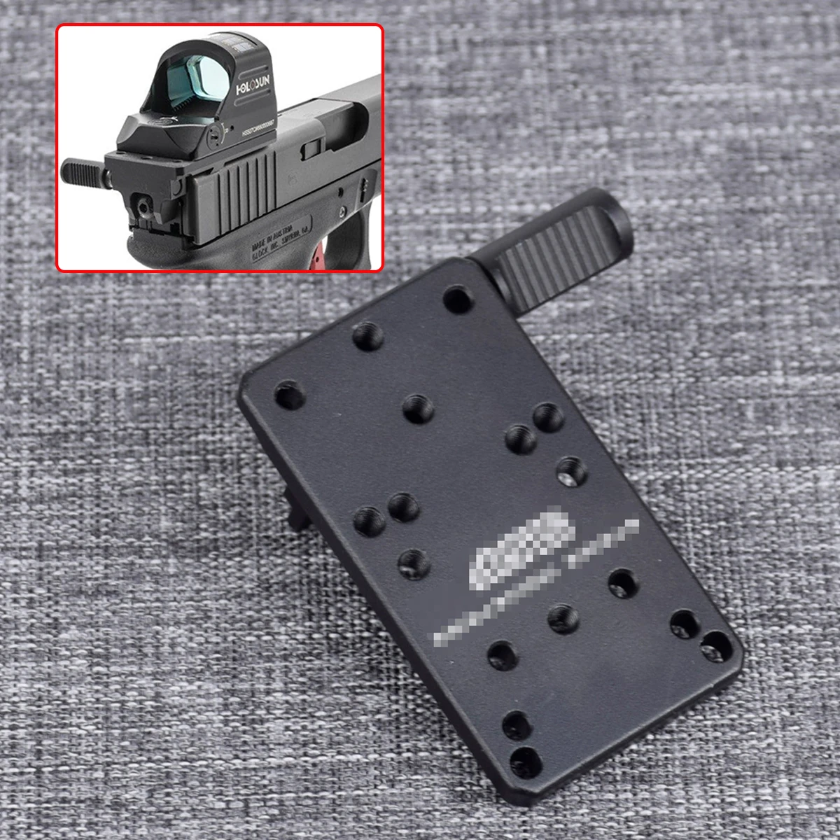 Крепежная пластина для оптического прицела Glock 17 19 22 23|Аксессуары охотничьих
