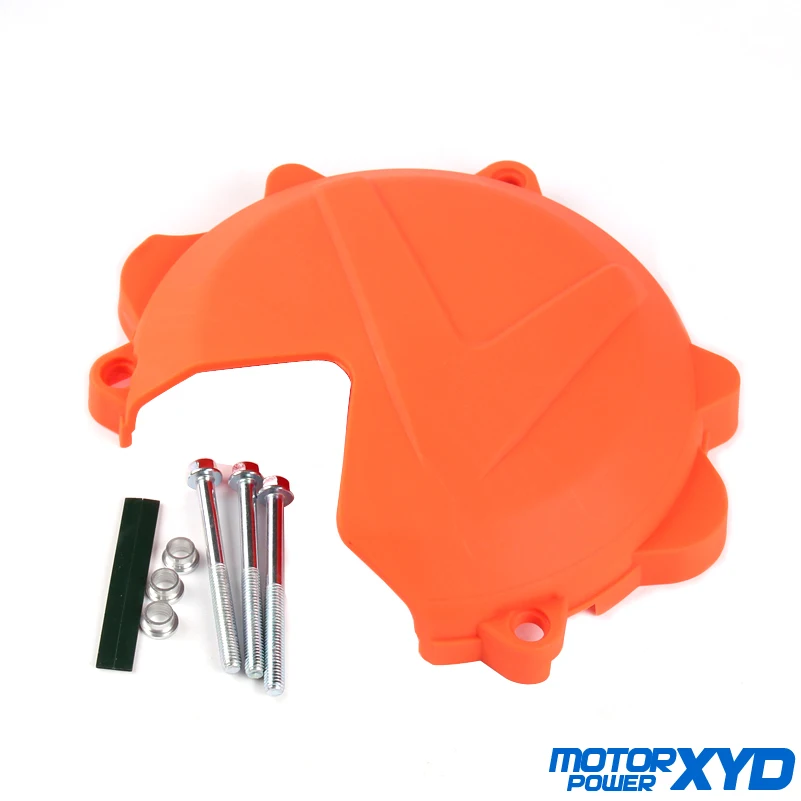 Оранжевый Мотокросс сцепления защитный чехол двигателя боковая защита для