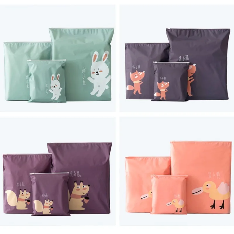 Дорожные косметички из ПВХ 1 шт. органайзер на молнии с рисунком мультфильма для