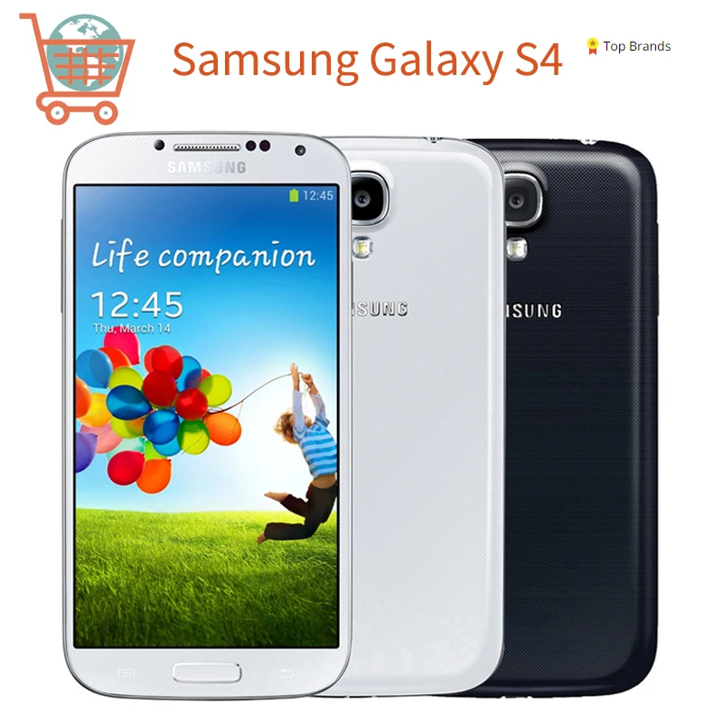Samsung S4 Восстановленный-Оригинальный разблокированный Galaxy i9500 i9505 мобильный