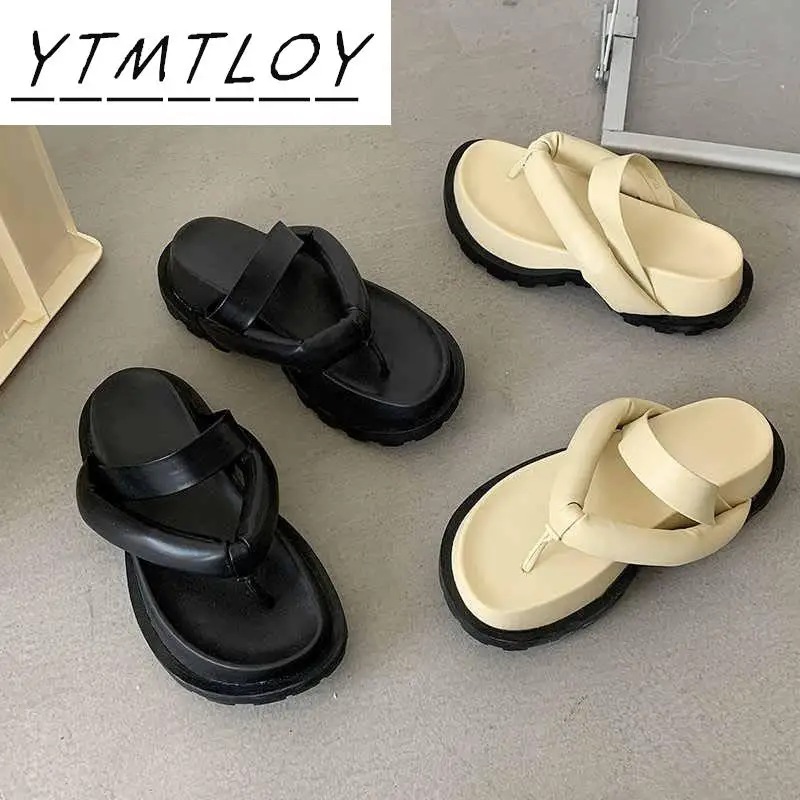 Шлепанцы женские для пляжа сандалии отдыха с пряжкой розовые лето 2021 | Обувь