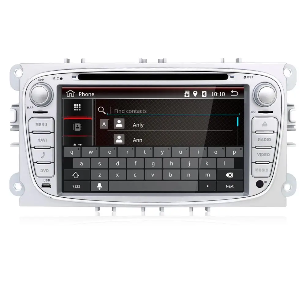 Bosion Автомобильный мультимедийный плеер Android 7 1 GPS 2 Din dvd-плеер для Ford