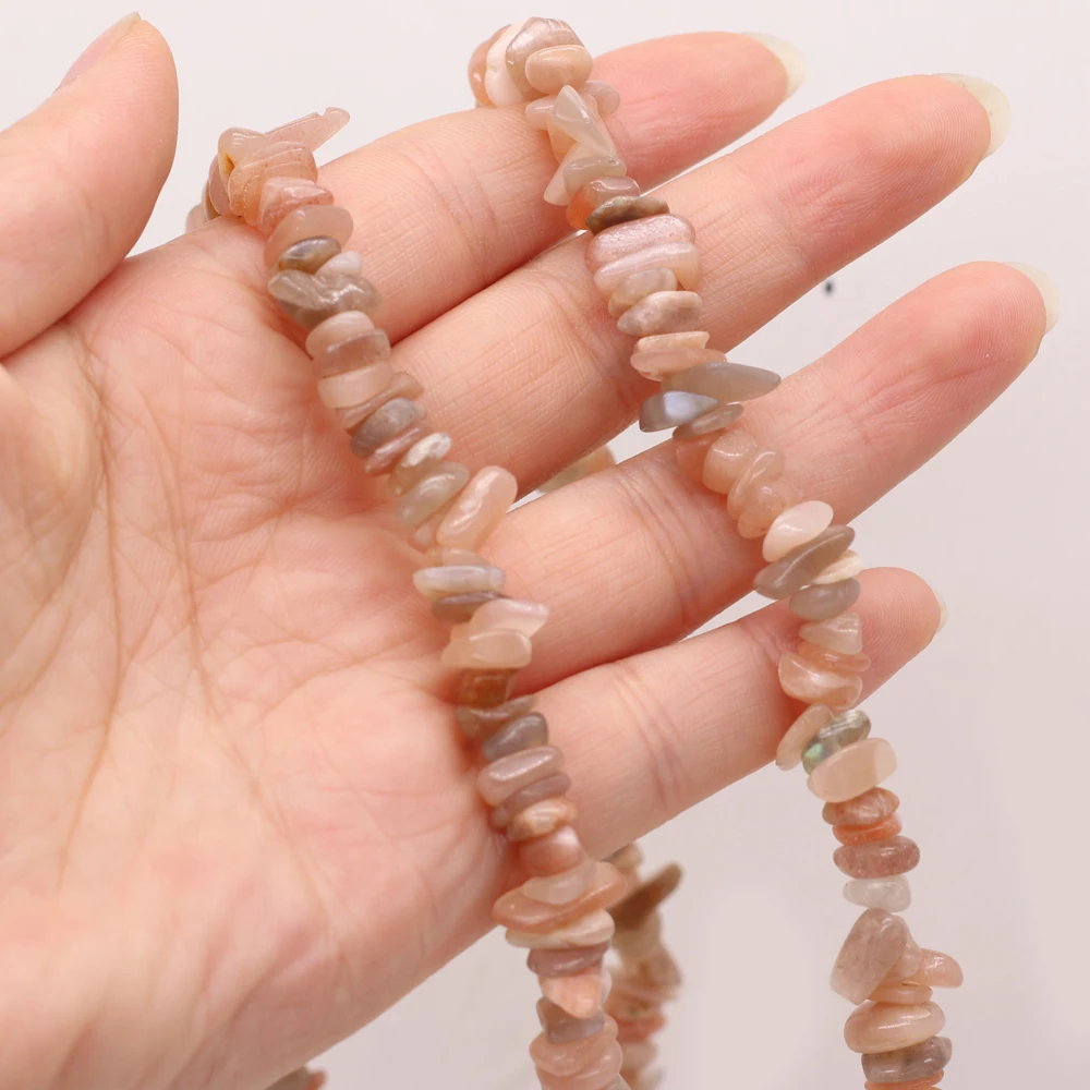 

Exquisite Beaded 5-8mm Natural Pink Aventurine Gravel Spaced Loose Beads for Jewelry Making DIY Bracelet Necklace Accessories
