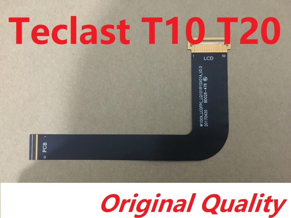 Original LCD Screen Cable Flex to Mainboard for Teclast T10 T20 Internal Display Motherboard Ribbon Connector | Компьютеры и офис