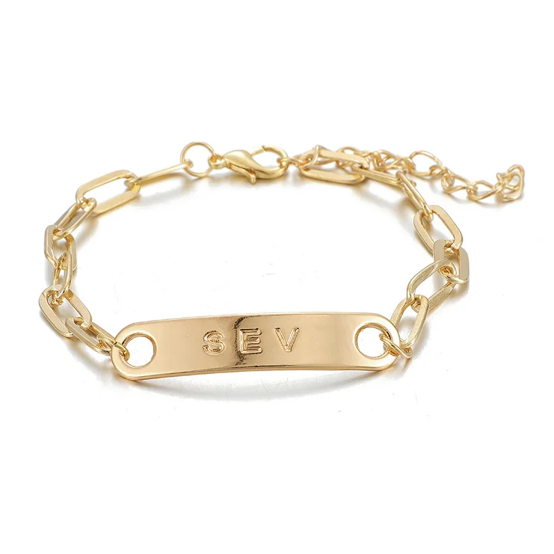 6 шт./компл. Стразы Шарм-браслеты из сплава с листьями для глаз женщин золотого