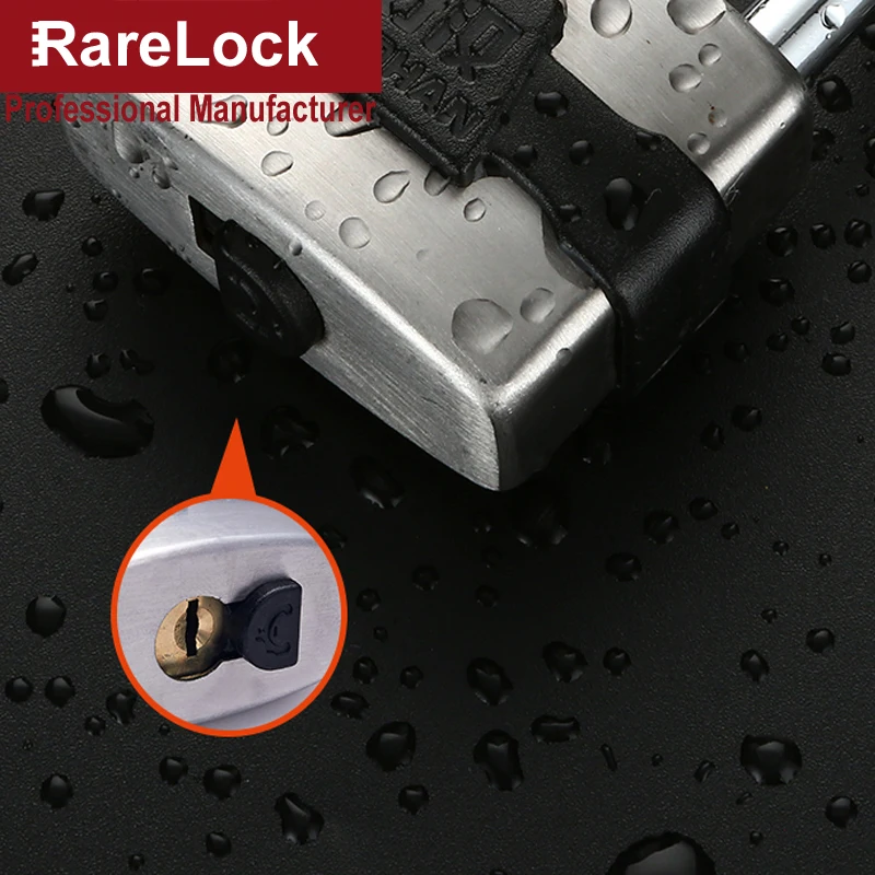 Нержавеющая сталь замок Водонепроницаемый Большие размеры 40 50 мм для