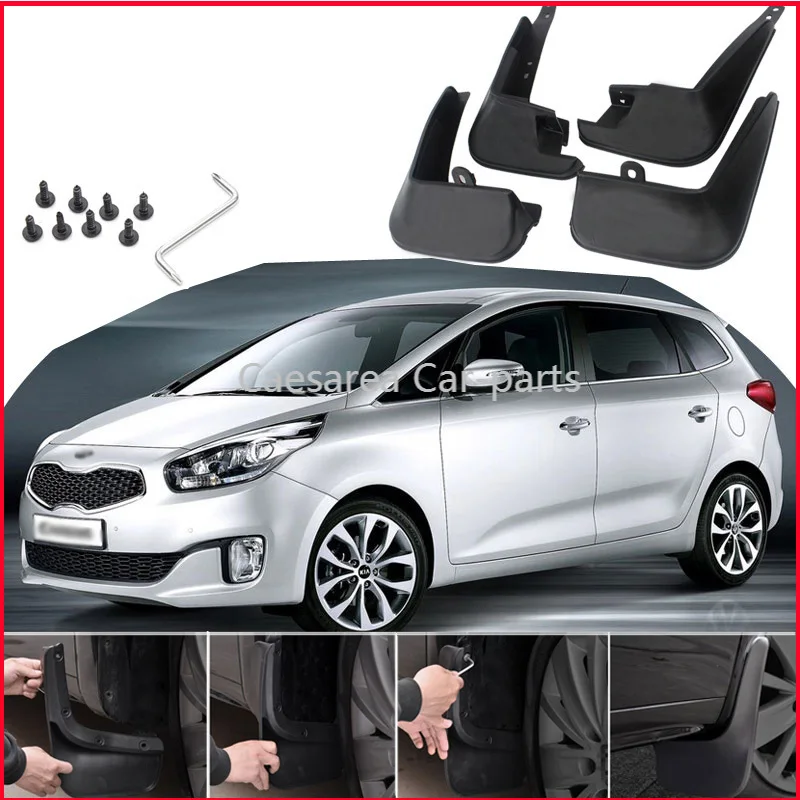 

4Pcs For KIA Carens Car Fender Front Rear Mud Flaps Guard Splash Car Accessories