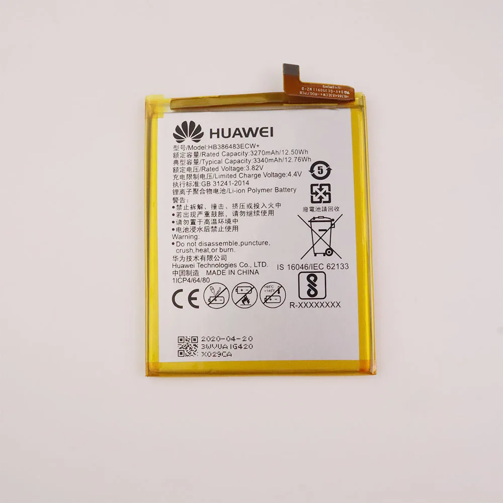 huawei original phone battery hb386483ecw for huawei honor 6x g9 plus maimang 5 gr5 2017 3340mah replacement batteries free global shipping