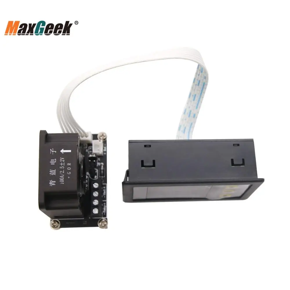 Измеритель напряжения и тока Maxgeek VAC9010H 0-100A измеритель усилителя с цветным