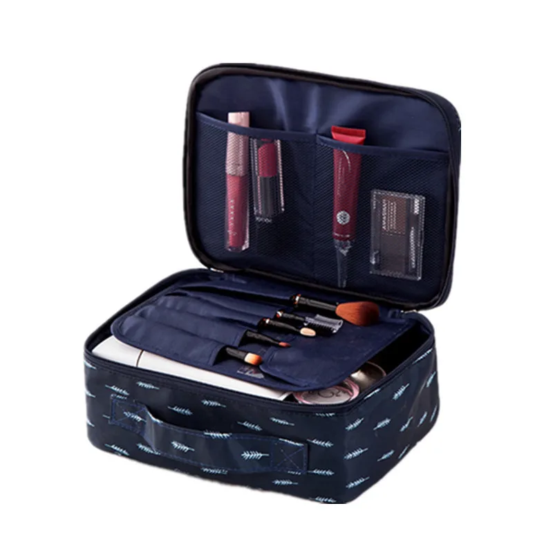 Женская дорожная косметичка с принтом профессиональные органайзеры для макияжа