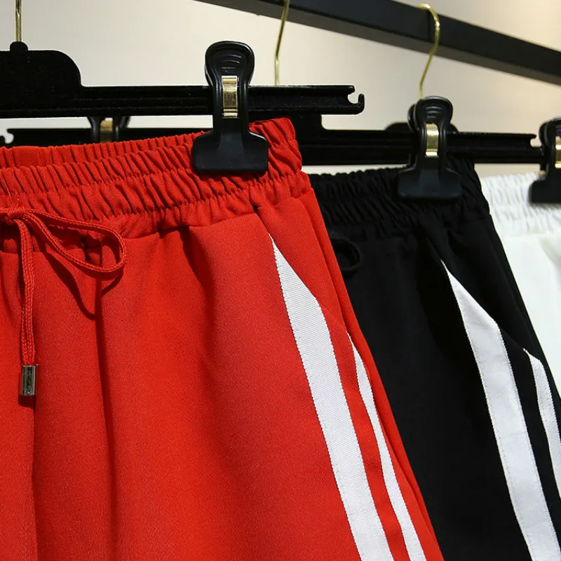 Шорты женские повседневные с широкими штанинами свободные уличные короткие