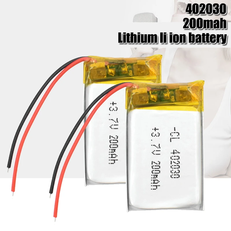 

Polymer lithium battery 3.7 V, 402030 042030 200mah can be customized wholesale CE FCC ROHS MSDS quality certification