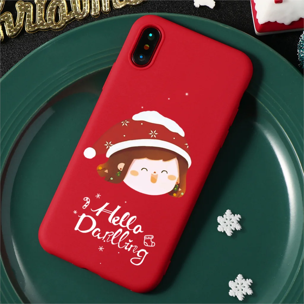 Kho-sd1nht Роскошный силиконовый чехол для iPhone 11 Pro XS Max X XR из ТПУ с изображением рождественской елки чехол для iPhone 7 8 6 6S Plus 5 5S SE - Цвет: Kho-sd1nht